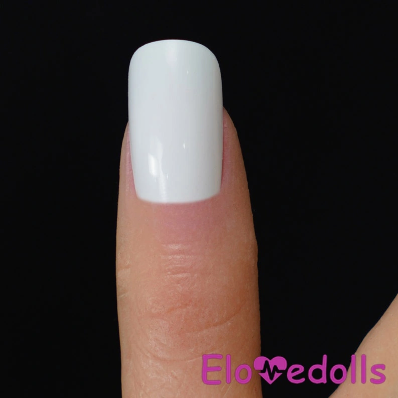 white fingernail polish